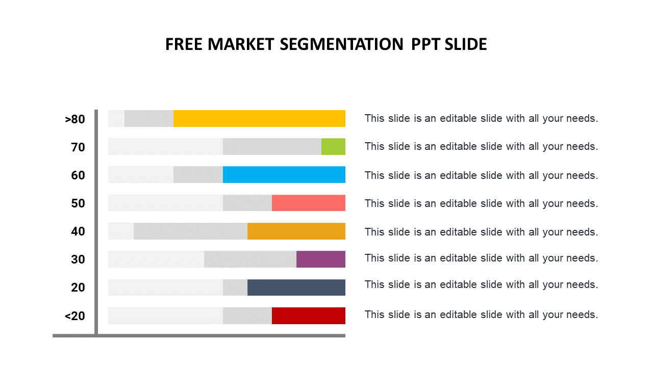 Free - Free Market Segmentation PPT Slide For Presentation